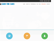 Tablet Screenshot of bestcash4yourcar.com